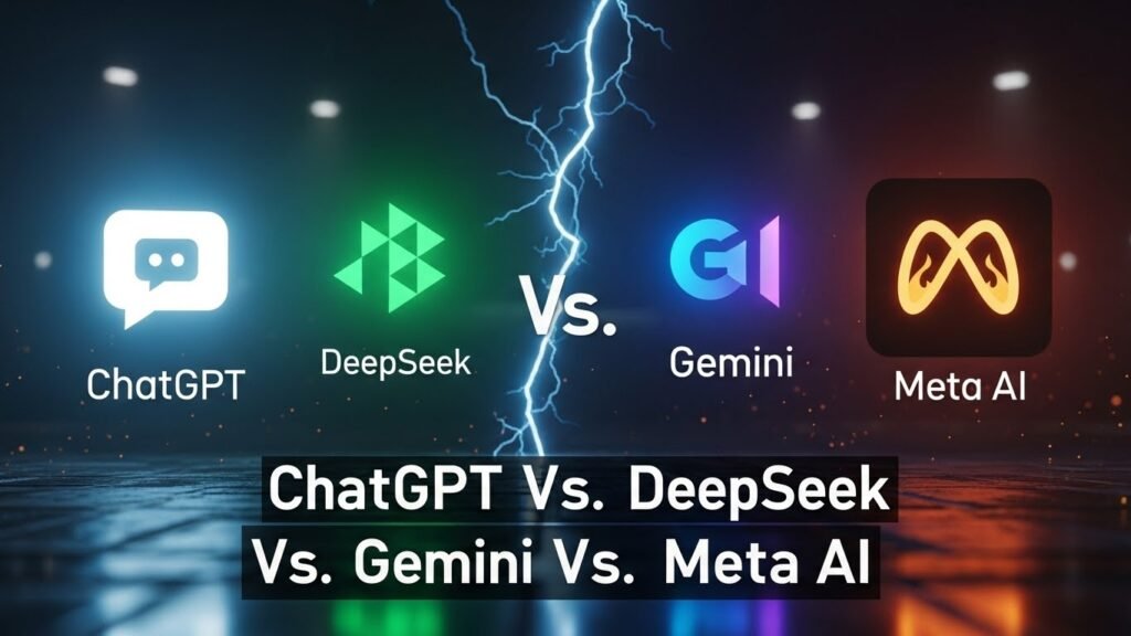 ChatGPT Vs. DeepSeek Vs. Gemini Vs. Meta AI
